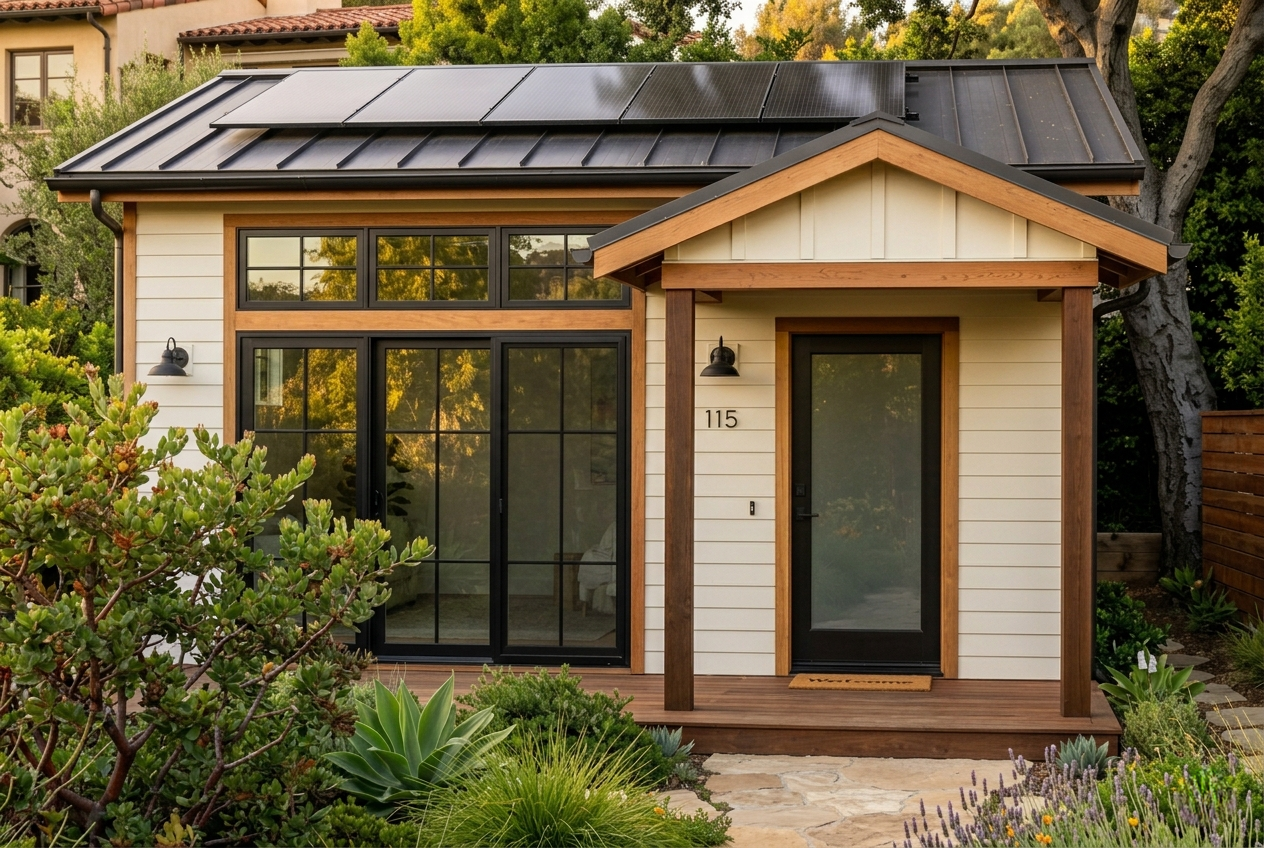 Detached ADU backyard Pacific Palisades custom construction 2026