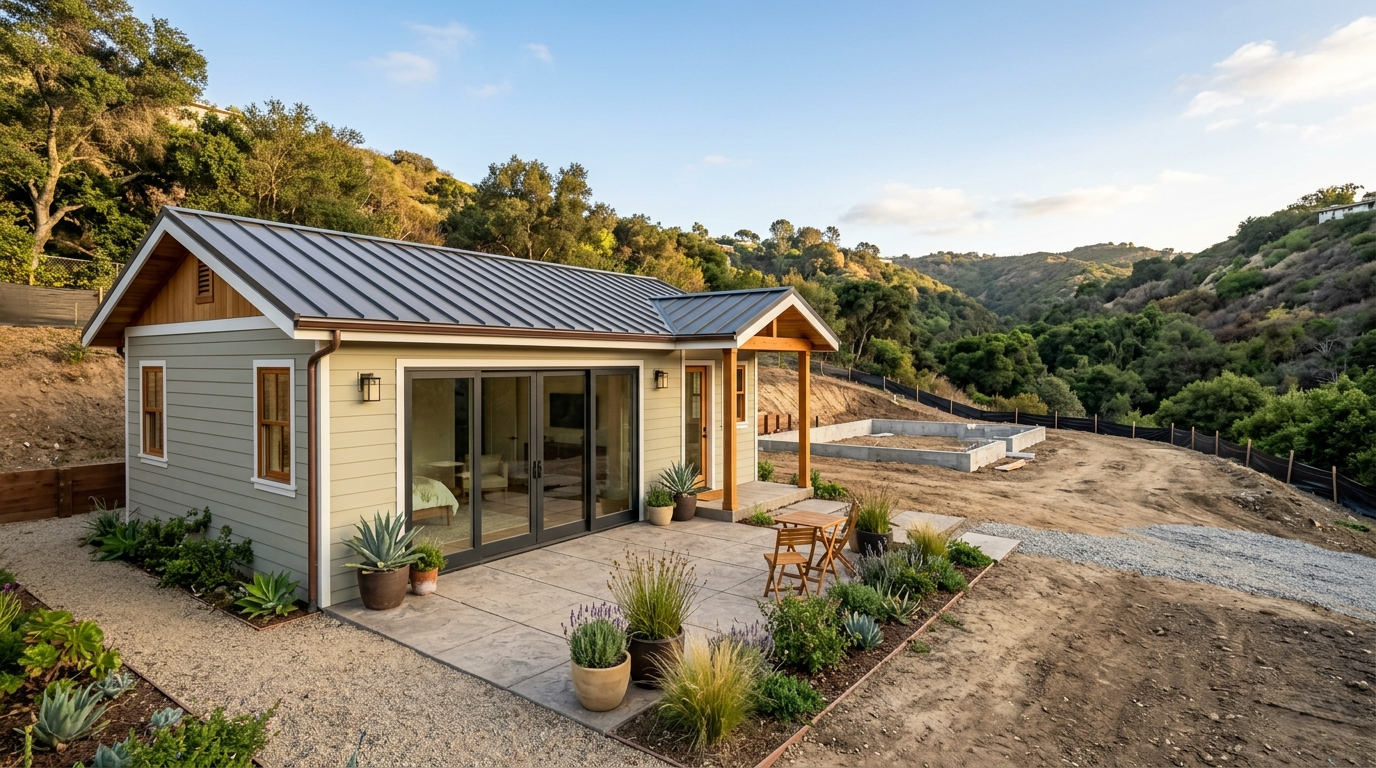ADU guest house construction Pacific Palisades California