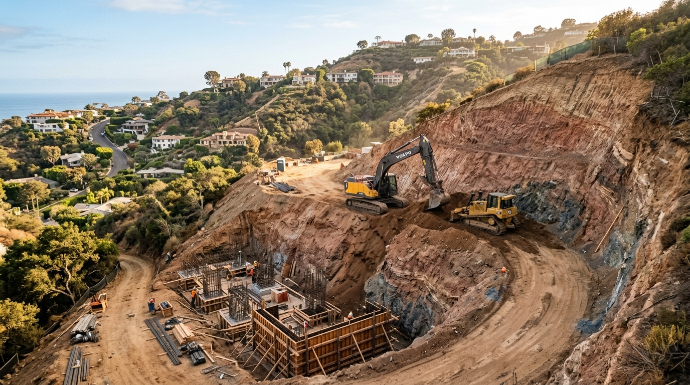 Hillside grading and soils report Pacific Palisades