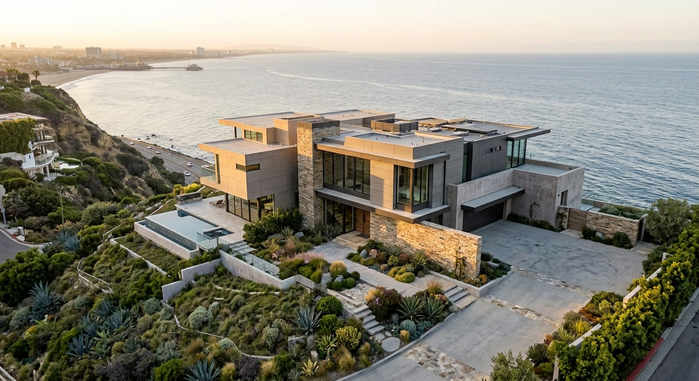 Malibu coastal homes