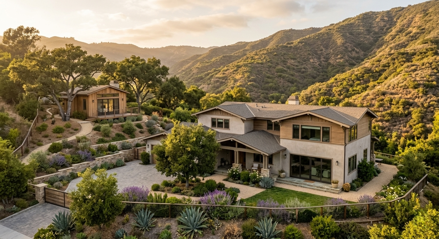 Room addition second floor Pacific Palisades home