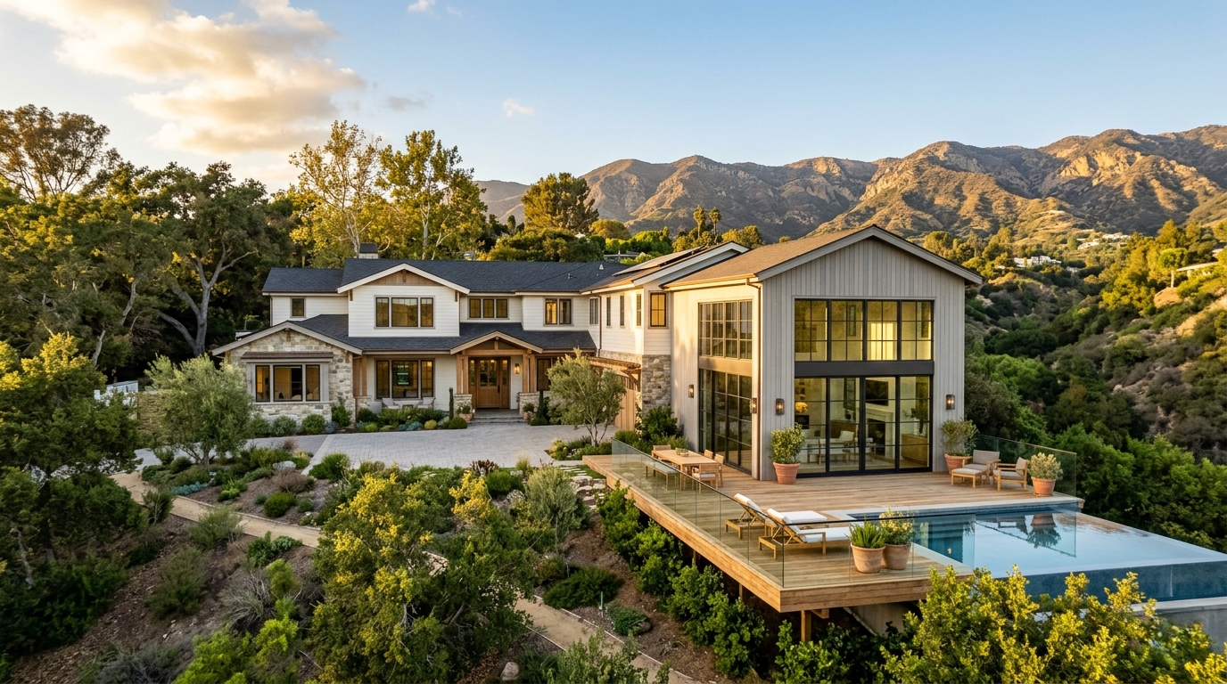 Room addition primary suite expansion Pacific Palisades luxury home