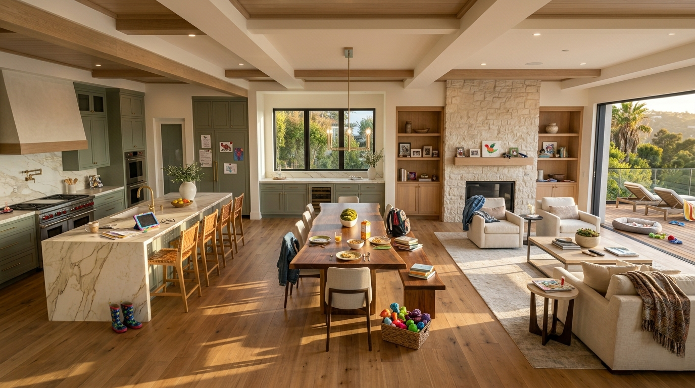 Whole home remodel Pacific Palisades luxury complete renovation interior